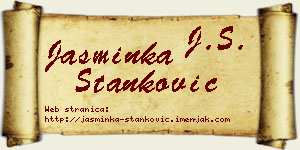 Jasminka Stanković vizit kartica
